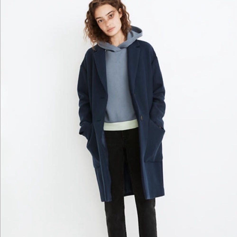NWOT Madewell Elmcourt Coat in Insuluxe Fabric Size M